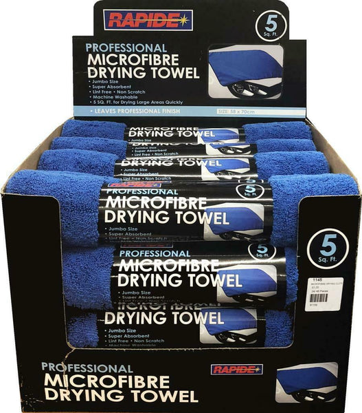 Jumbo Size Microfibre Car Drying Towel 5 Square FT