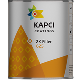 Kapci 2K High Build Black Car Filler Primer Spray Kit de 1,25 litros