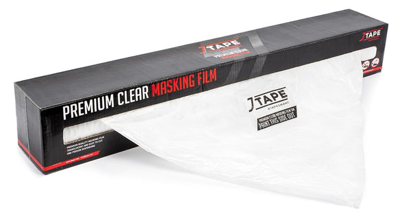 JTape Clear Masking Film 6M x 100M Premium Quality