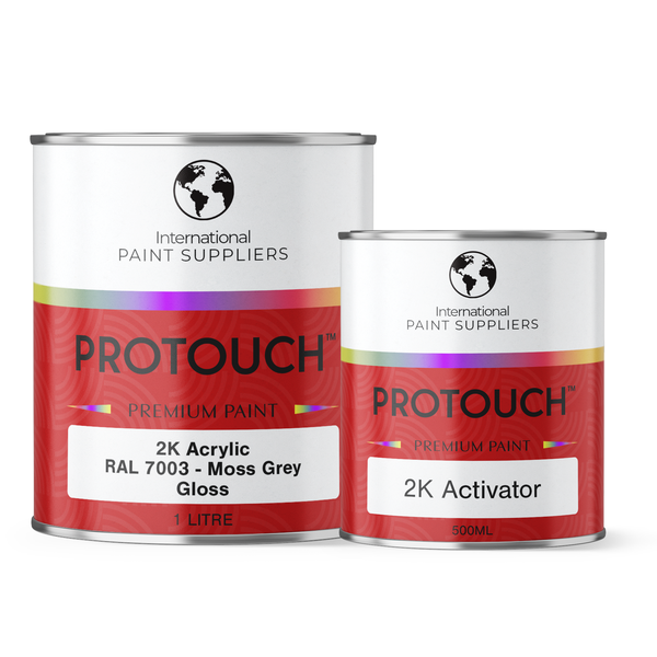 Couleur RAL Gris mousse code 7003 Peinture 2K