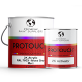 Couleur RAL Gris mousse code 7003 Peinture 2K