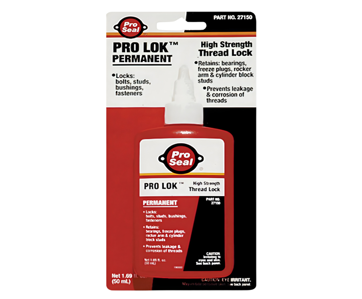 Home Pro Lok Permanent Threadlocker Red - 50ml Anaerobic Adhesive Heat ...