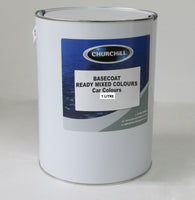 Pintura base blanca para coche 5 litros Churchill