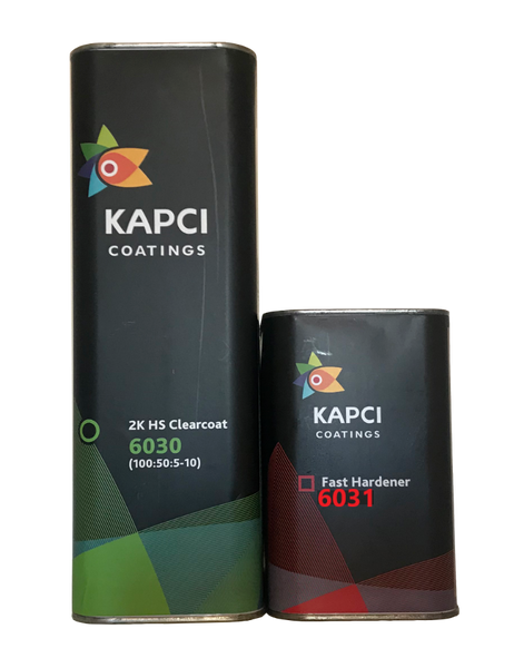 Kapci 6030 2K HS Clear Lacquer + 6031 Extra Fast Hardener 7.5 Litre Kit