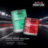 Finish Line 2K High Build Grey Primer 4 Litre Kit