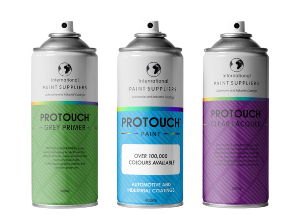 ProTouch Basecoat Paint Aerosol + Lacquer + Primer To Registration Number
