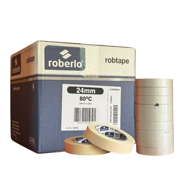 Roberlo Professional Masking Tape 24MM (1 Inch) Box Of 36