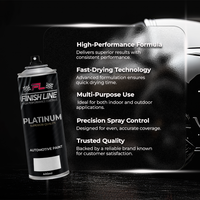 Finish Line Platinum 400ml Basecoat Paint Aerosol