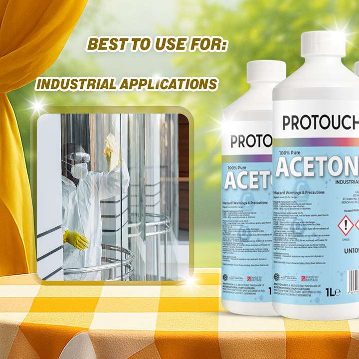 Protouch Acetone Industrial Use, Solvent Laboratories, Thinning, 99.9% ...