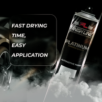 Finish Line Platinum 400ml Basecoat Paint Aerosol