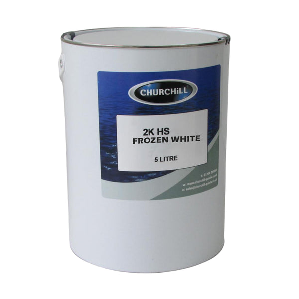 Peinture voiture 2K HS Frozen White 5 litres Churchill