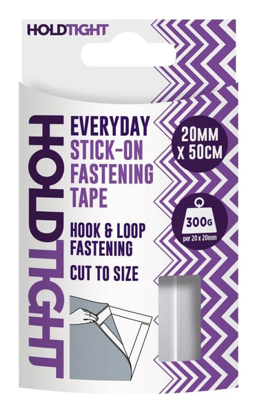 Hold Tight Heavy Duty Stick-On Fastening Tapes 50CM