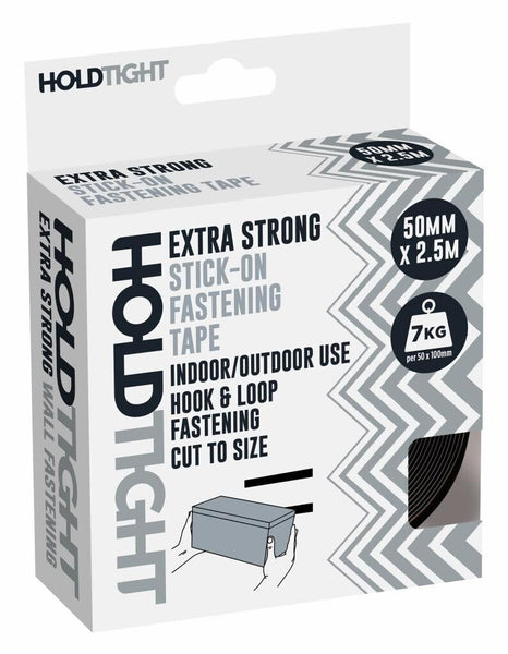 Hold Tight Heavy Duty Stick-On Fastening Tapes 2.5M