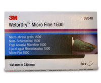 3M Wet or Dry Microfine P1500 Pack of 50