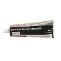 3M Red Acryl Glazing Putty Body Filler Stopper Tube 05098 409g