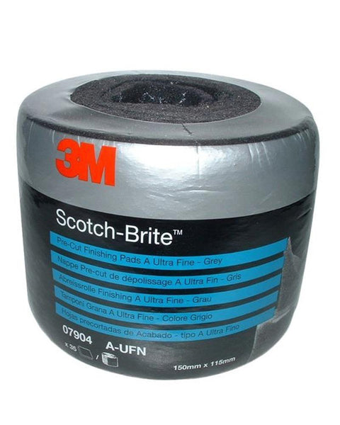 Rollo de limpieza y acabado 3M Scotch-Brite gris