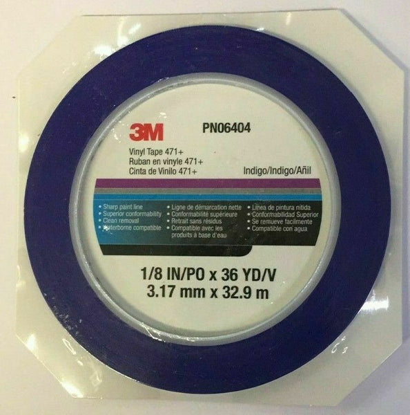 3m Fineline Tape Vinyl 471 3.17MM x 32.9MM