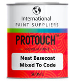 Jaguar Stratus Grey Code LNL Neat Basecoat Car Spray Paint