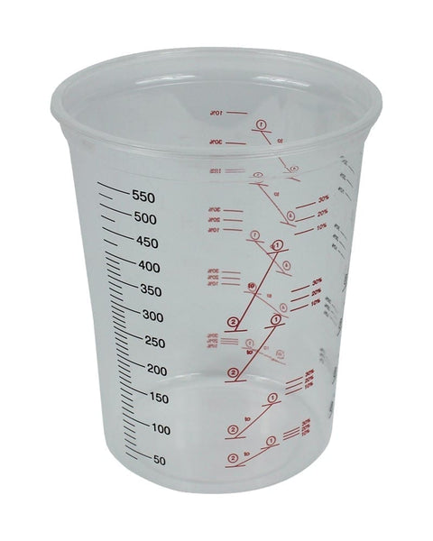 Paint Mixing Cups Plastic 600ML