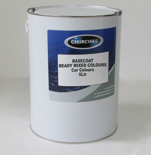 Pintura base negra para coche 5 litros Churchill