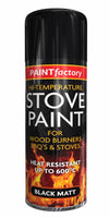 Pintura en spray negra para estufas de alta temperatura PF 400ML