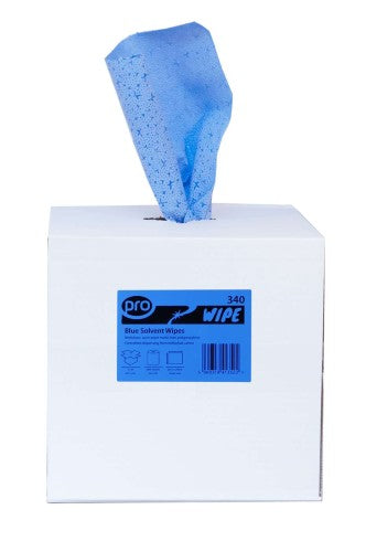Lingettes à solvant bleues Pro Wipe, 260 feuilles