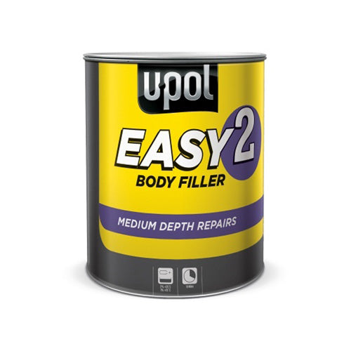 U-Pol Easy 2 Masilla para carrocería ligera para reparaciones de profundidad media 3L