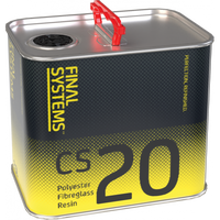 Final Systems CS20 Polyester Fibreglass Resin & Catalyst 1.02L Kit