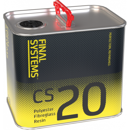 Final Systems CS20 Resina de poliéster y fibra de vidrio y catalizador