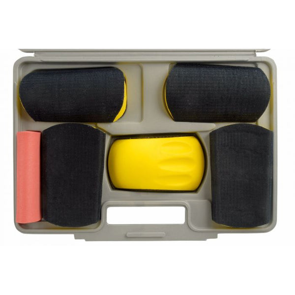 Kit de ponçage Fast Mover Tools, blocs incurvés, 6 pièces dans un étui
