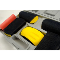 Kit de ponçage Fast Mover Tools, blocs incurvés, 6 pièces dans un étui