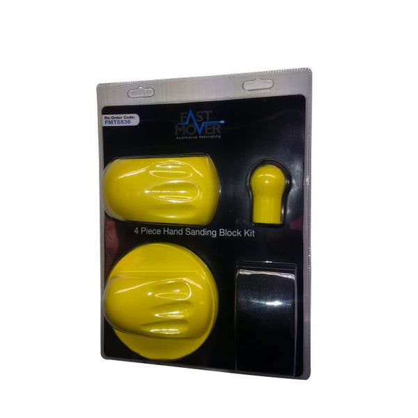 Fast Mover Tools Kit de blocs de ponçage en forme de souris, 4 pièces