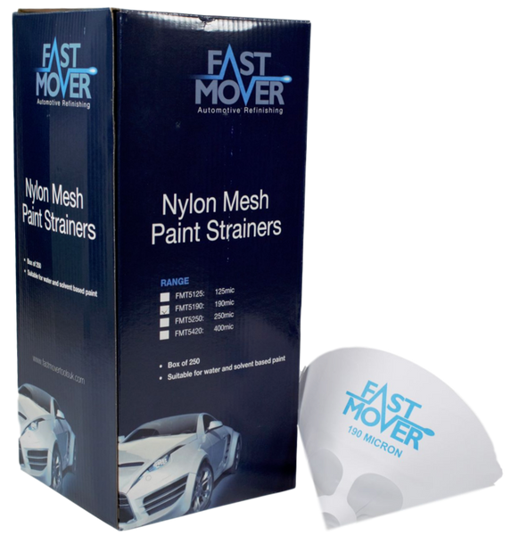 Filtros coladores de pintura 190 Micron Fast Mover