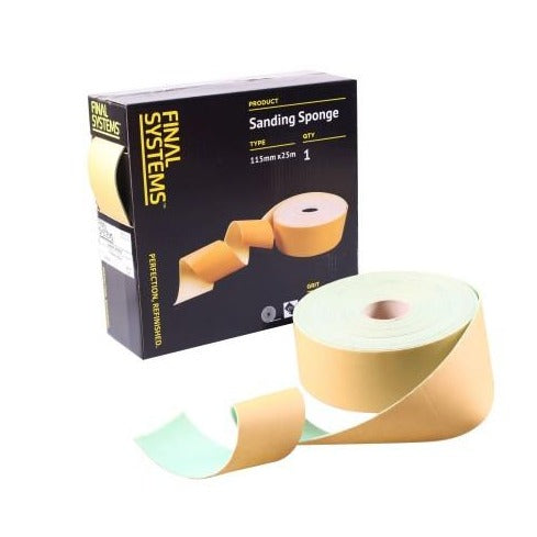 Final Systems Sponge Sand Paper Roll 200 Sheets