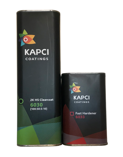 Kapci 6030 2K HS Clear Lacquer + 6033 Fast Hardener 7.5 Litre Kit