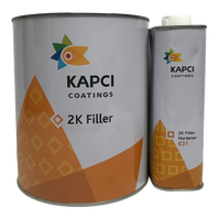 Kapci 2K High Build Black Car Filler Primer Spray 3.75 Litre Kit