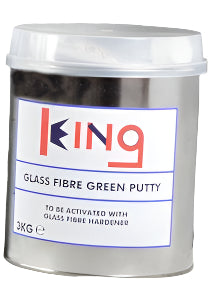 King Masilla Verde Fibra de Vidrio 3KG