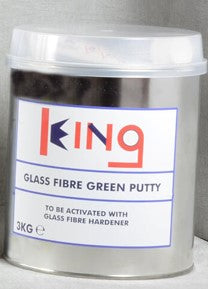 Mastic vert en fibre de verre King 3KG