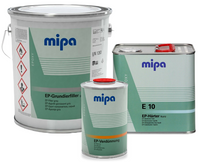 Mipa EP Grundierfiller Epoxy Primer Grey + E10 Hardener + EP Thinner 8.5 Litre Kit