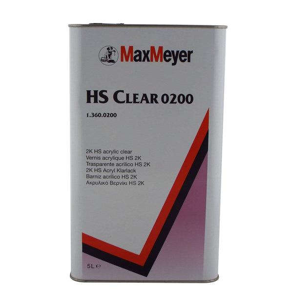 Max Meyer 0200 2K HS Acrylique Transparent 5L
