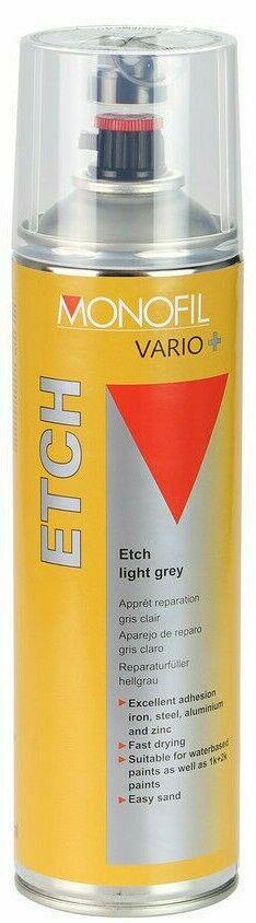 Monofil Vario+ Light Grey 1K Etch Primer Filler Aerosol 500ML