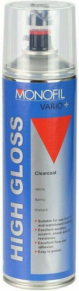Monofil Vario+ Clearcoat Vernis Transparent Spray Aérosol 500ML