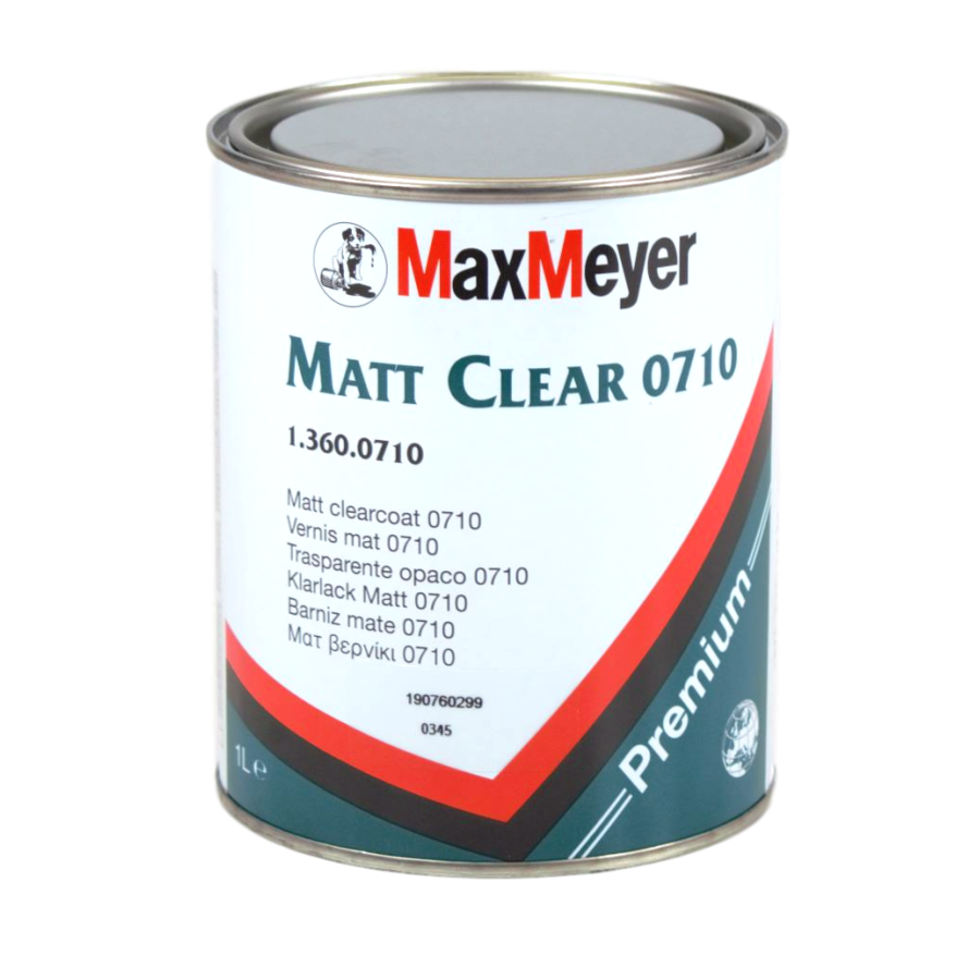Max Meyer 0710 2K Matt Clearcoat Lacquer Lacquer 1 Litre – Rapid Paints