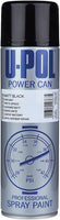 U-Pol Power Lata Aerosol Negro Mate 500ML