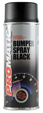 Promatic Bumper Black Spray Paint Aerosol 400ML