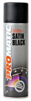 Promatic Peinture en Aérosol Noir Satiné 500ML