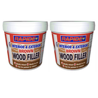 Rapide Brown Wood Filler Listo para usar Premezclado - 470G