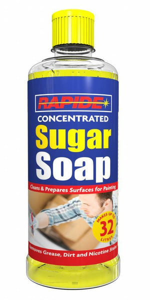 Rapide Sugar Soap Concentrated 800ML Bottle Cleans Grime Grease Dirt