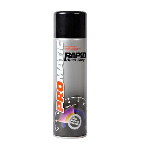 Promatic Rapid Build Gray Primer Aerosol 500ml
