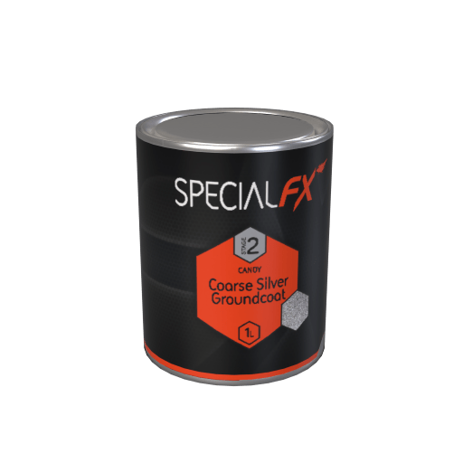 Special FX Basecoat Candy Coarse Silver Ground Coat 1L